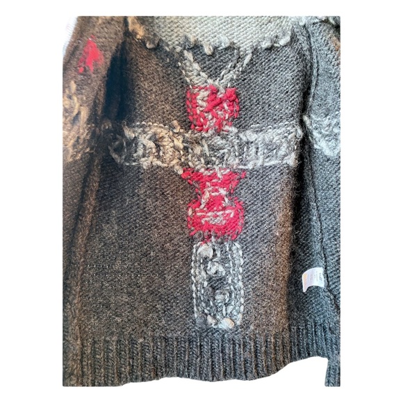 Aritzia TNA Sea-to-Sky Wool Zip Cowichan Cardigan - Picture 10 of 11